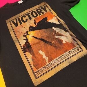 Victory black graphic top tee tshirt